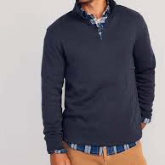 Old Navy size large Quarter ZipFleece-Knit Pullover - Picture 1 of 7